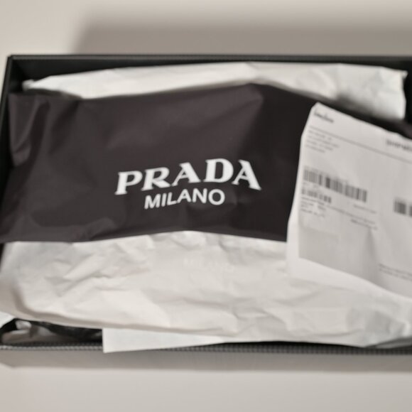 Prada Men's Allacciate Rush Triangle Logo Knit Sneakers - US10 - Picture 10 of 11